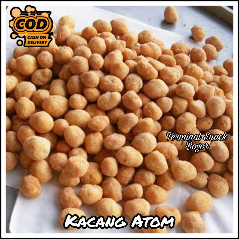 

Kacang Atom 250 gram MAKANAN RINGAN KILOAN MURAH