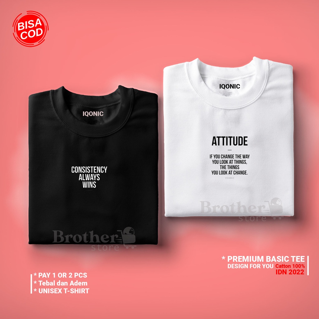 ( PROMO COD ) BROTHER STORE / Kaos Distro Pria / Kaos Distro100% Catoon Combed 24s / ArticelCATTD