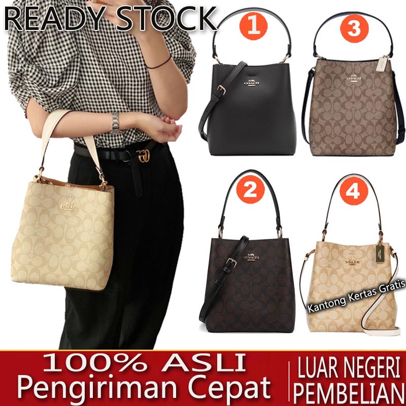 Coach tas selempang wanita tas ransel wanita import  totebag wanita Kompartemen ganda tas wanita kap