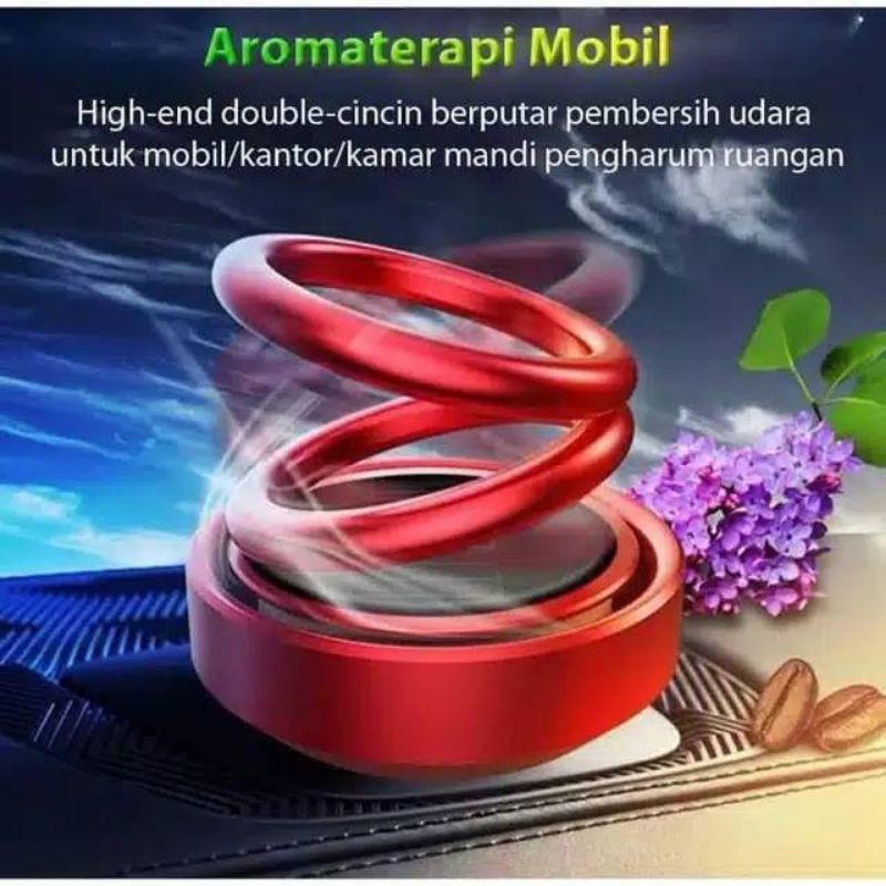 PARFUM MOBIL AROMATERAPI DAUBLE RING SUSPENSION