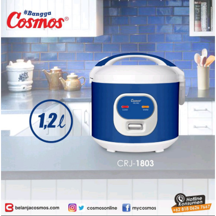 COSMOS Rice Cooker 1.2 Liter CRJ-1803
