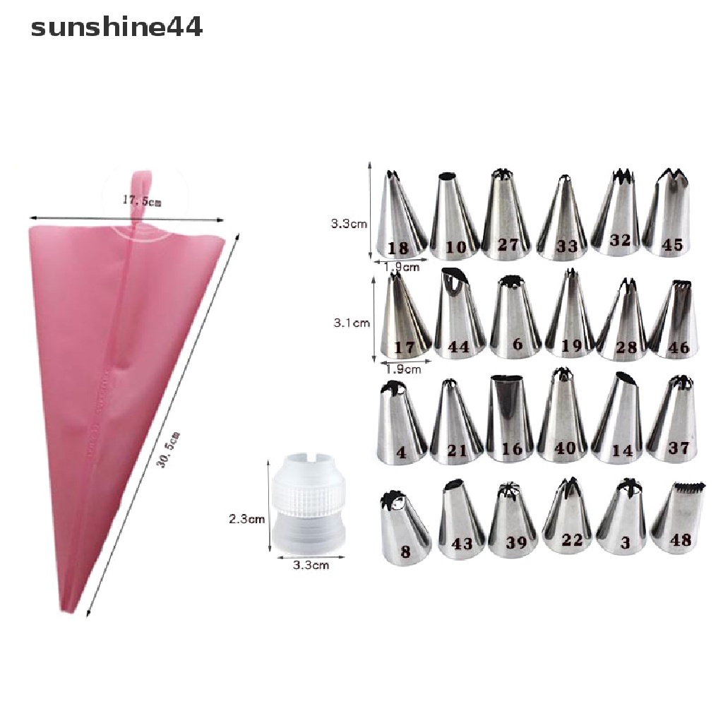 Sunshine Kantong piping bag Bahan Silikon Untuk Dekorasi Kue