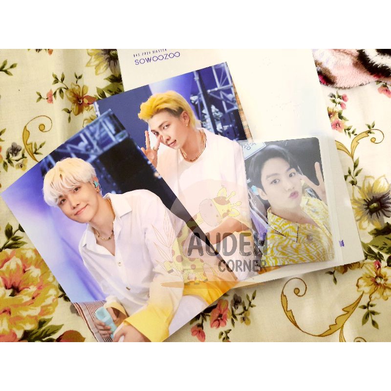 Sharing Bluray BTS Sowoozoo photocard jungkook rm jhope digipack photobook 4x6 photo