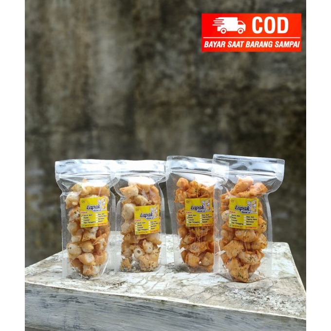 

Siomay Mini Kering Extra Daun Jeruk ( PEDAS & ORIGINAL )