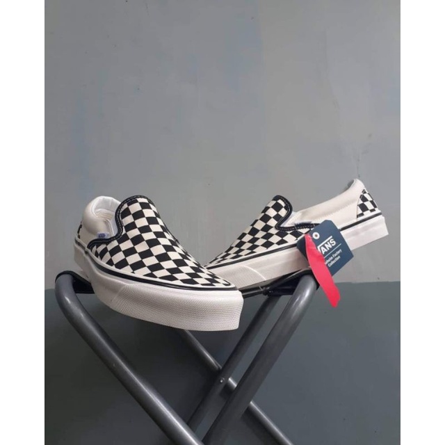 Vans Slip-on Anaheim factory DX Checkerboard 100% Original resmi store PT Navya