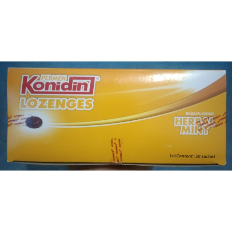 

PERMEN KONIDIN LOZENGEZ HERBAL MINT
