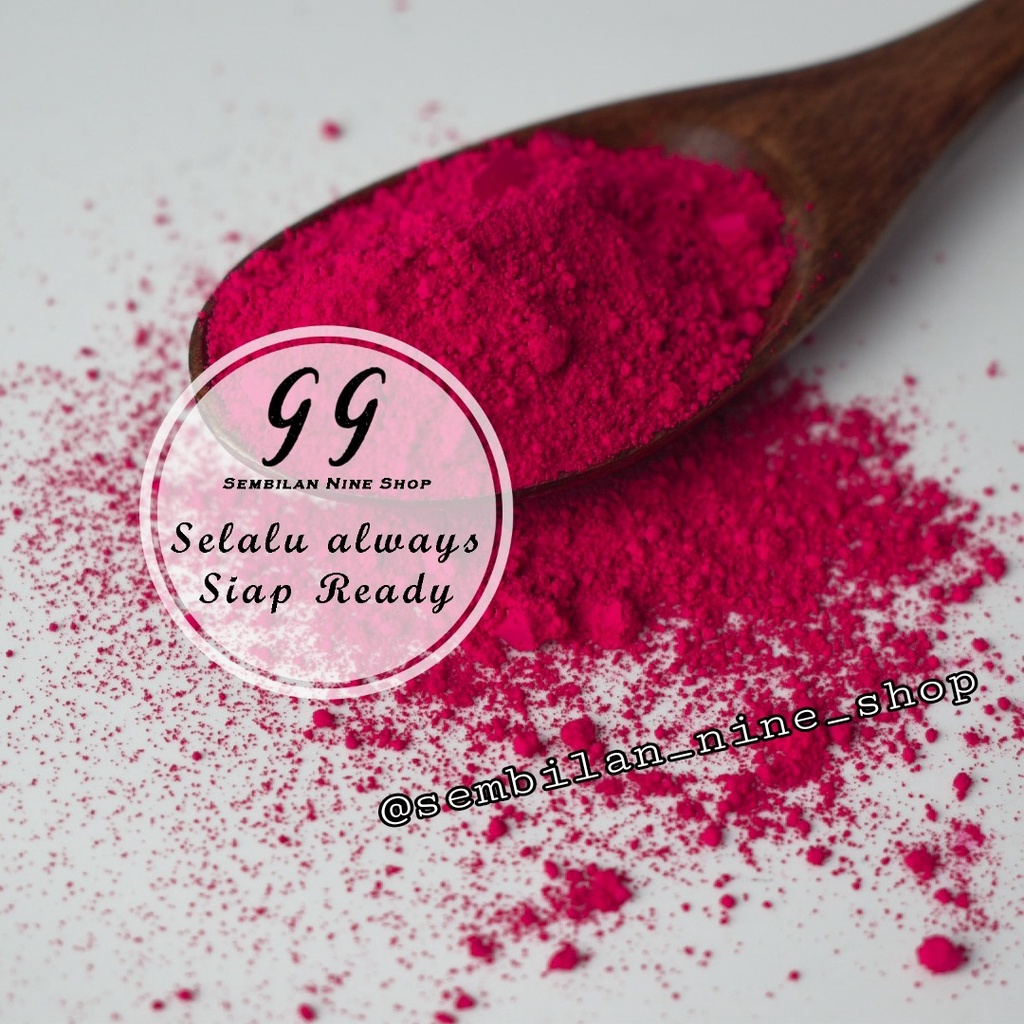 

BUBUK Pewarna Makanan OIL BASED HOT PINK 20 g Eurolake Erythrosine MD Food Colouring Powder Coloring