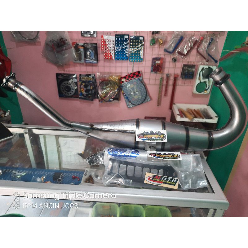 knalpot  aitech  galvanis  cobra ninja r  & rr original