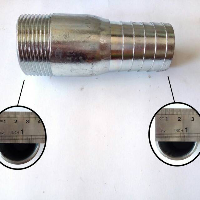 Nipple King 1 1/4&quot; x 98mm/Hose Nipple/KING NIPPLE HOSE NEPEL SAMBUNGAN STAINLESS/NEPLE NEPPLE NIPEL NIPLE NAPEL SELANG HOSE BERKUALITAS
