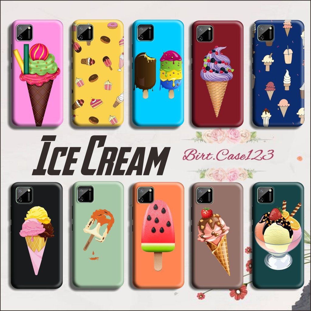 softcase ICE CREAM Realme C3 U1 2 2 Pro 3 Pro 5 5i 5s Pro 6 Pro X Xt C11 C12 C15 7 BC1291