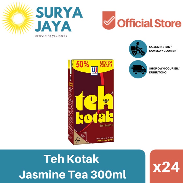 

Distributor Teh Kotak Melati 300ml (Isi 24 pcs) -Teh Kotak Jamine Tea