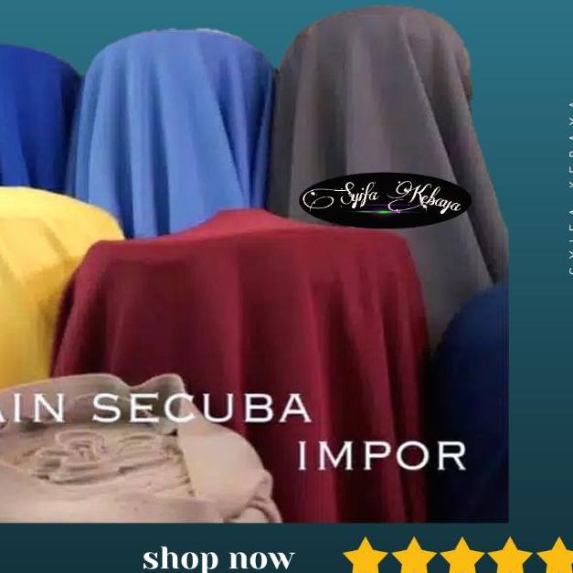 ✷ Kain PREMIUM. Bahan Scuba. Kain Scuba TEBAL. Kain Scuba Polos Meteran Import ➩
