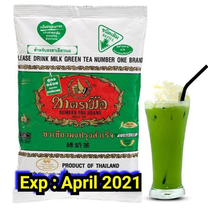 

THAI TEA GREENTEA THAILAND 200GRAM / THAITEA GREENTEA 200GR NUMBER ONE MURAH