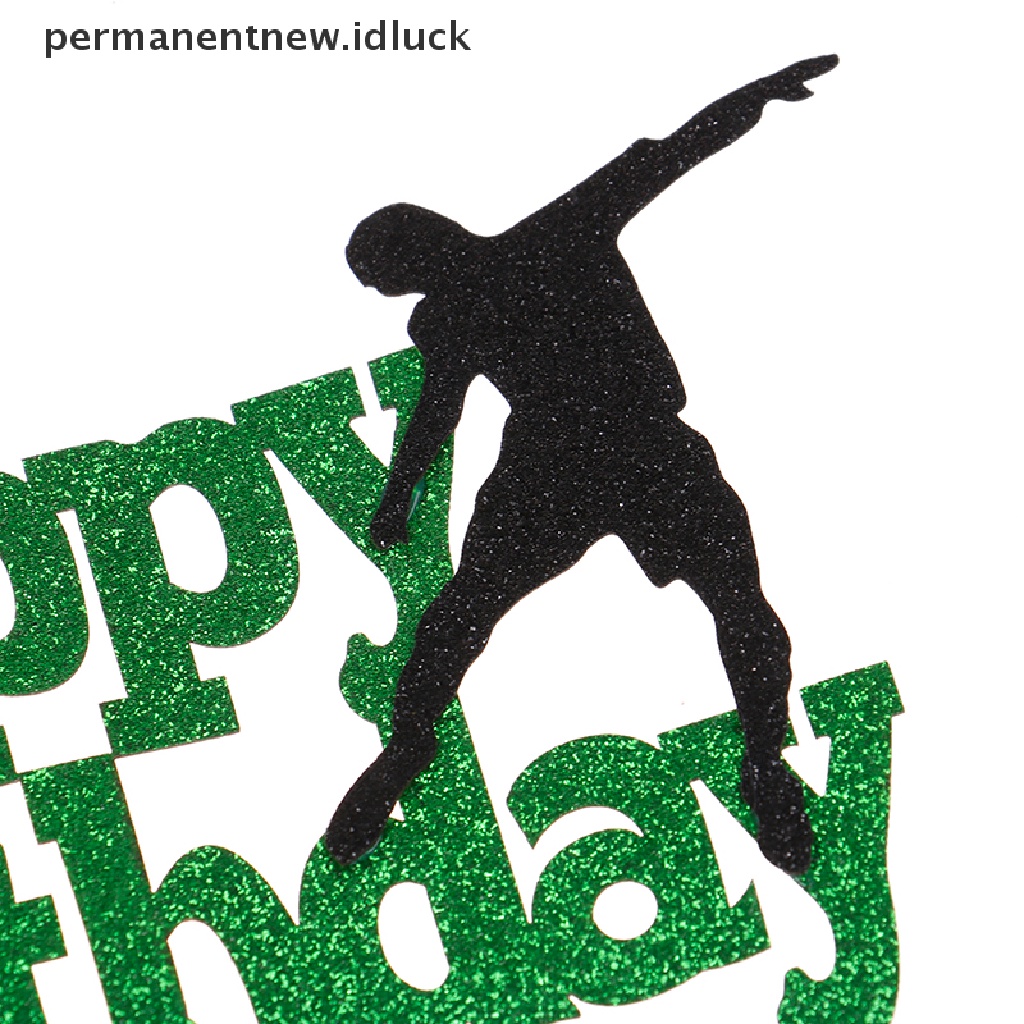 Topper Kue Desain Sepak Bola Untuk Dekorasi Pesta Ulang Tahun