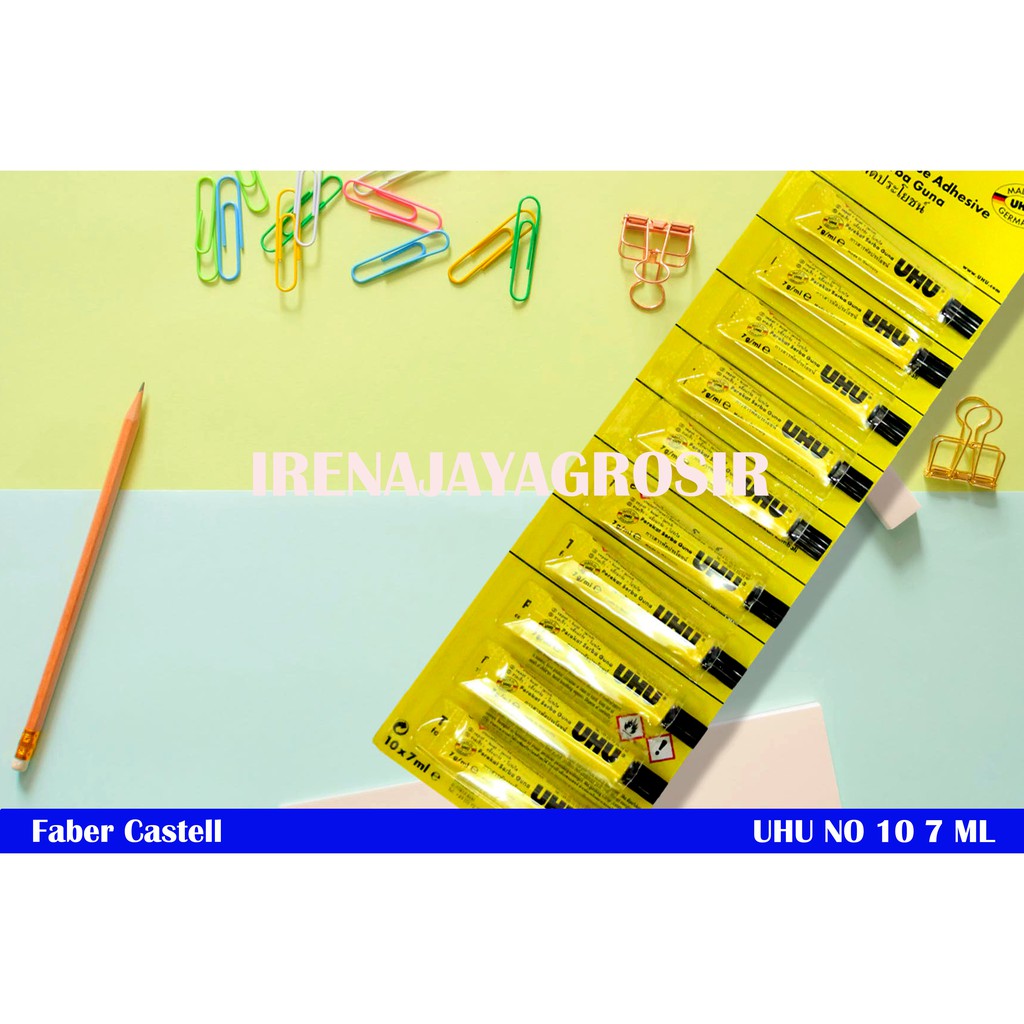 

UHU LEM CAIR / perekat / pengikat serbaguna 7 ml murah isi 10 pcs