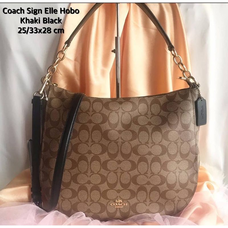 coach sign Elle Hobo Nwt