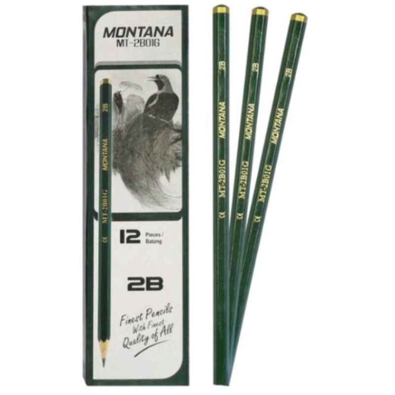 

Pensil / Pencil 2B Montana (12pcs)