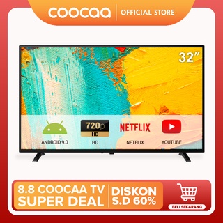 COOCAA Digital TV LED 32 inch - Android 9.0 - Panel HD - Youtube - Netflix - WIFI (COOCAA 32S3G)