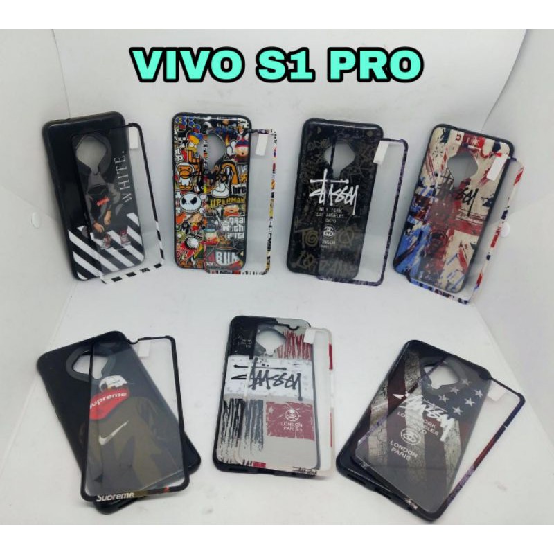SOFTCASE VIVO S1 PRO BRANDED PLUS TEMPERED GLASS