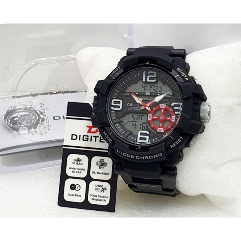 Jam Tangan Digitec 2176 Jam Tangan Dualtime Digitec Outdoor Dualtime Pria Terlaris