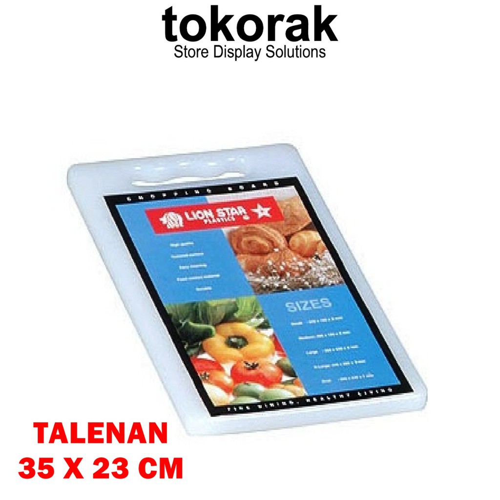 TALENAN CH-1 LION STAR SIZE L PLASTIK - CHOPING BOARD - ALAT POTONG