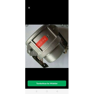 CAMLOK TYPE B. 300 SIZE 3 INCH ALUMUNIUM