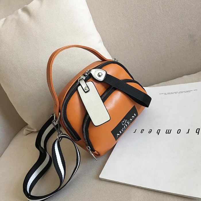 Tas Selempang Shoulder Bag Wanita Import Tali Besar - Cokelat Promo