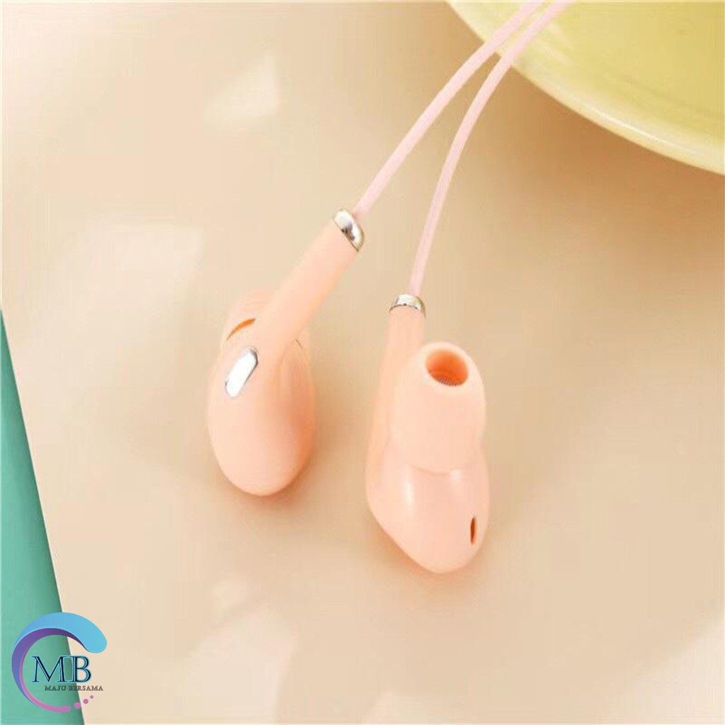 BM024 HEADSET HANDSFREE Hf earphone U28 MACARON MATE COLOR HIFI EXTRA BASS MB485