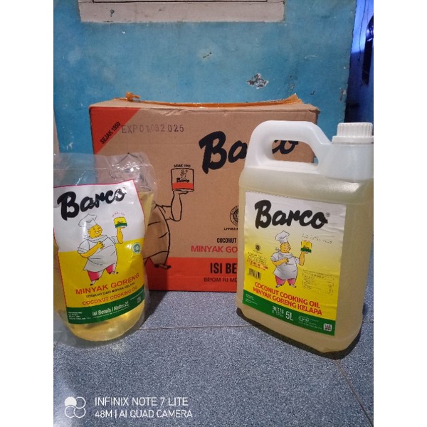 

minyak goreng barco @ 2 liter