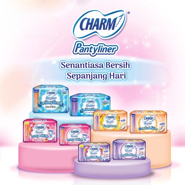 Charm Pantyliner (Semua Ukuran)