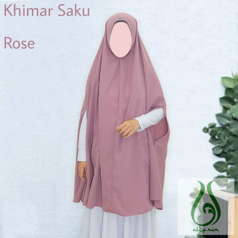 Khimar Jilbab Saku / Khimar Jilbab Handsfree