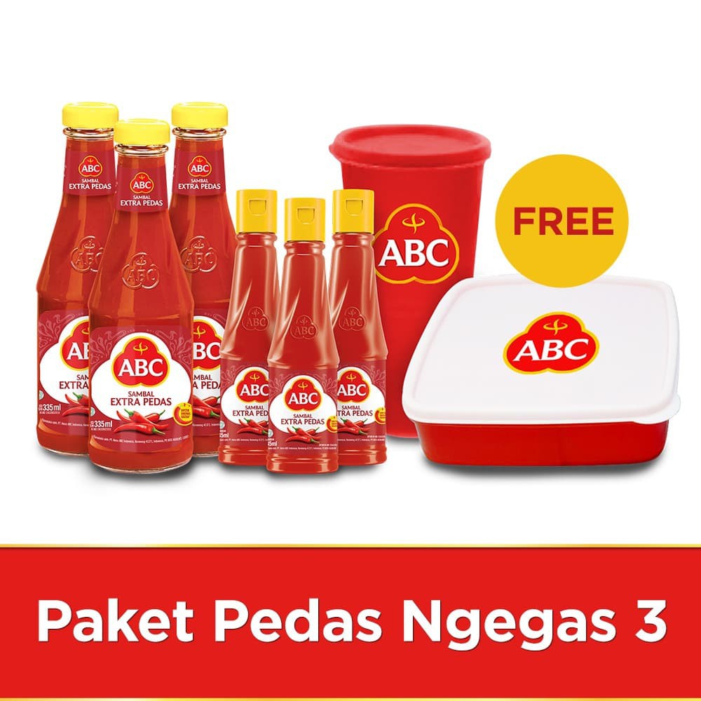 

PROMO ABC PAKET PEDAS NGEGAS 3 FREE LUNCH BOX & TUMBLER TERMURAH