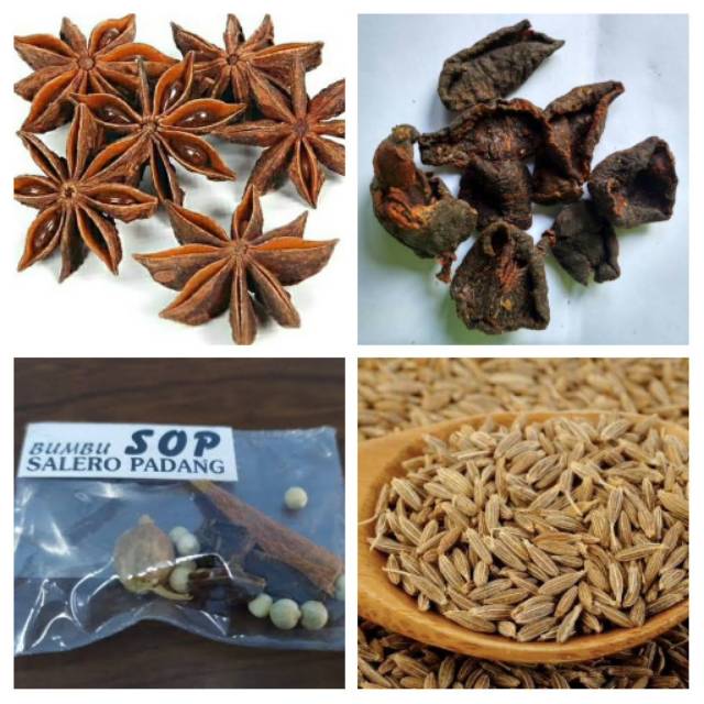 Bumbu Sop Padang, Jinten, Bunga Lawang, Asam Kandis Renceng 1 pack