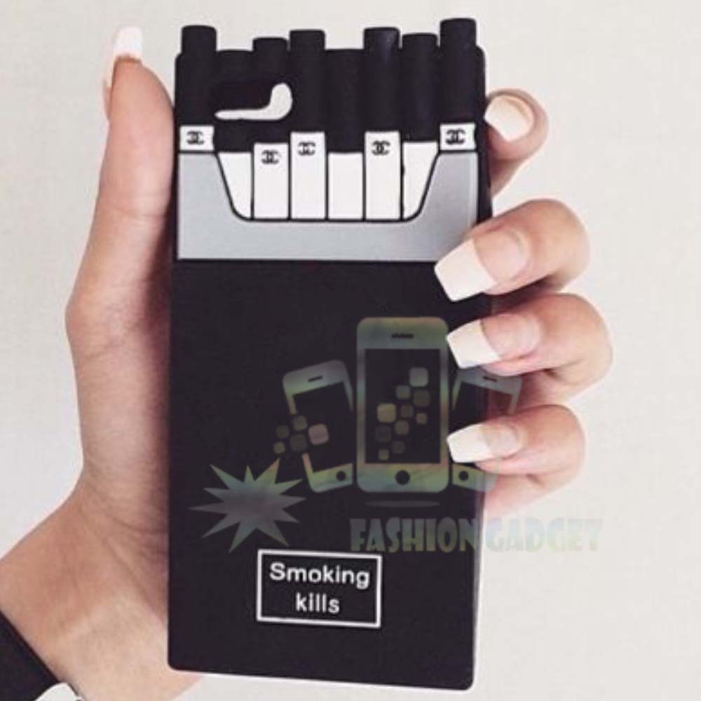 Case Gambar Silikon 3D untuk Iphone 5 / 5G / 5 SE  Casing Iphone Rubber 4D Softcase Rokok Casing