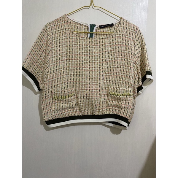 zara crop top