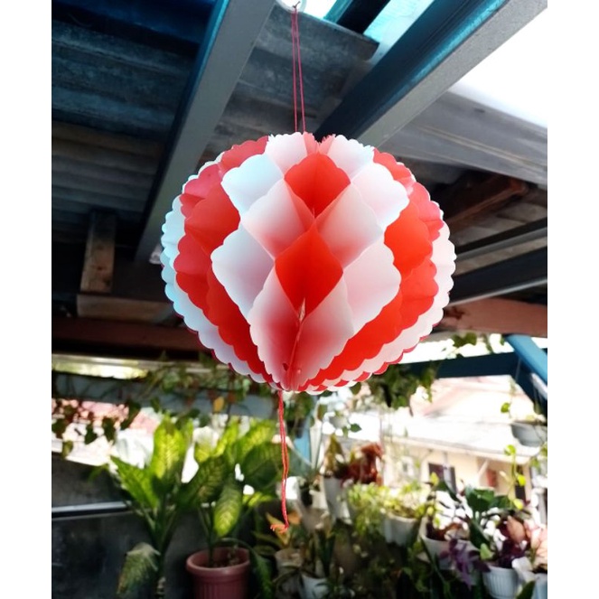 Lampion Kecil Lampion Merah Putih Aksesoris Dekorasi Hut RI