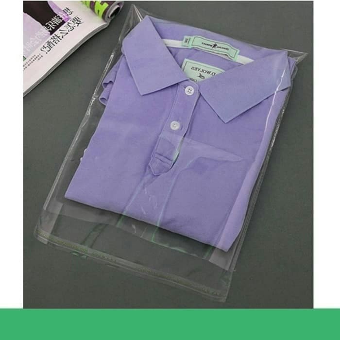 

Plastik Kemasan Baju Opp Lem tipis 0.04 micron ( isi 100 lembar)