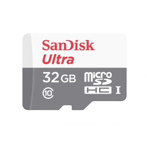 100MB/s R 32GB SANDISK ULTRA MICRO SDHC, SDSQUNR 32GB, C10, UHS-1,100MB/s R GARANSI RESMI SDSQUNR-032G-GN3MN