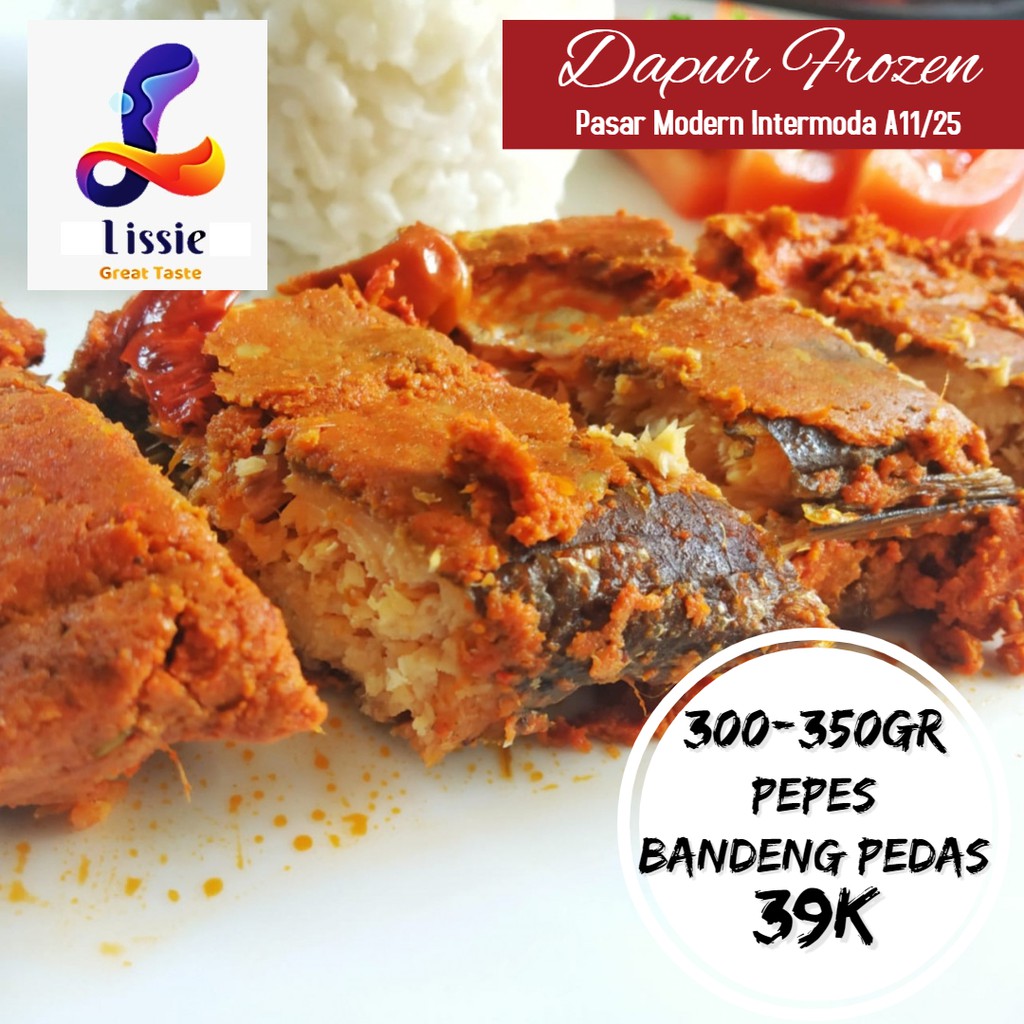 

Pepes Bandeng Pedas 300-350gr Frozen