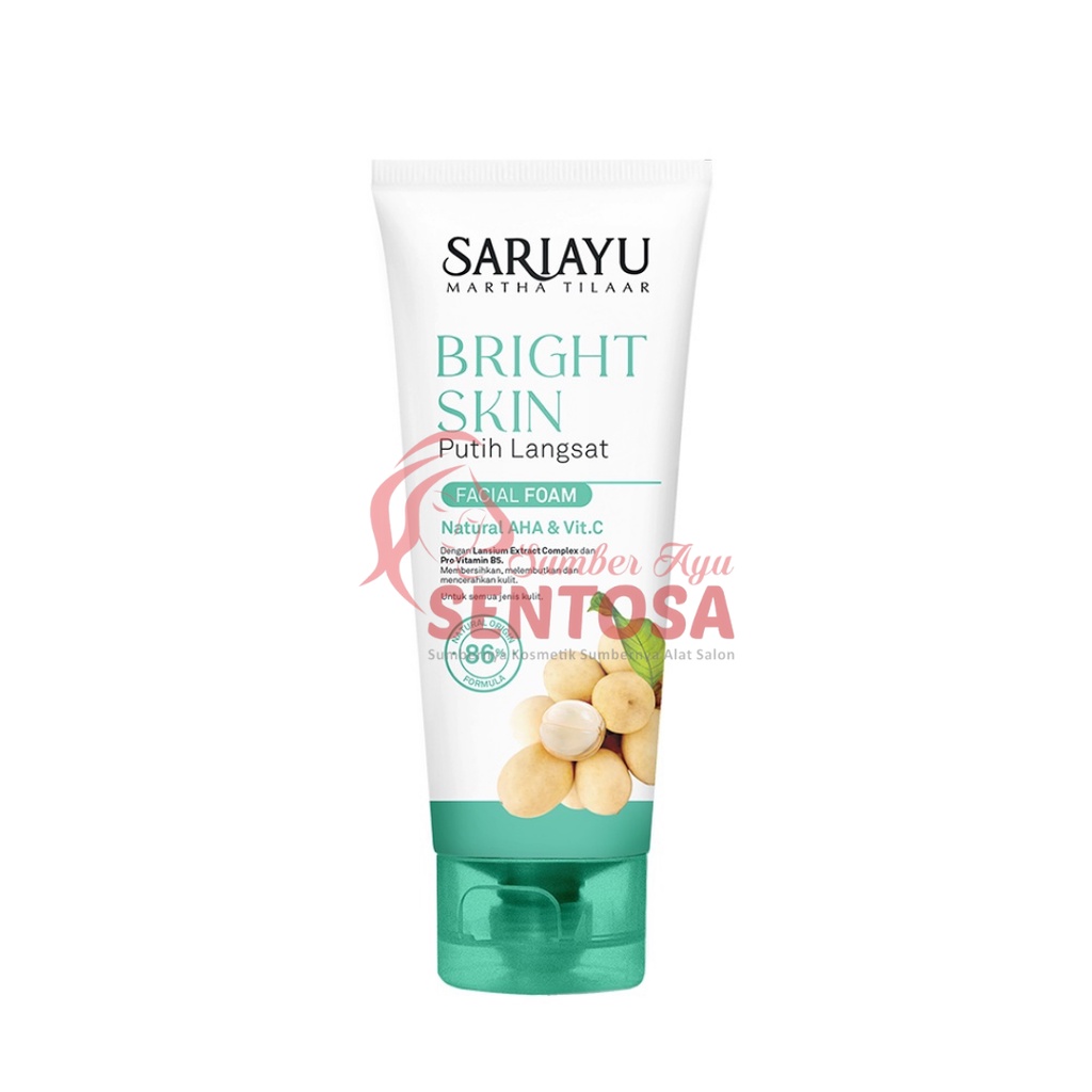 SARIAYU BRIGHT SKIN PUTIH LANGSAT FACIAL FOAM 75GR