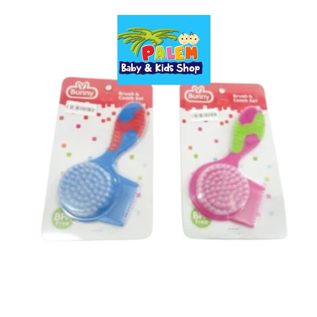 Lusty Bunny DC 1102 Brush Comb Set Sisir Bayi 2 in 1