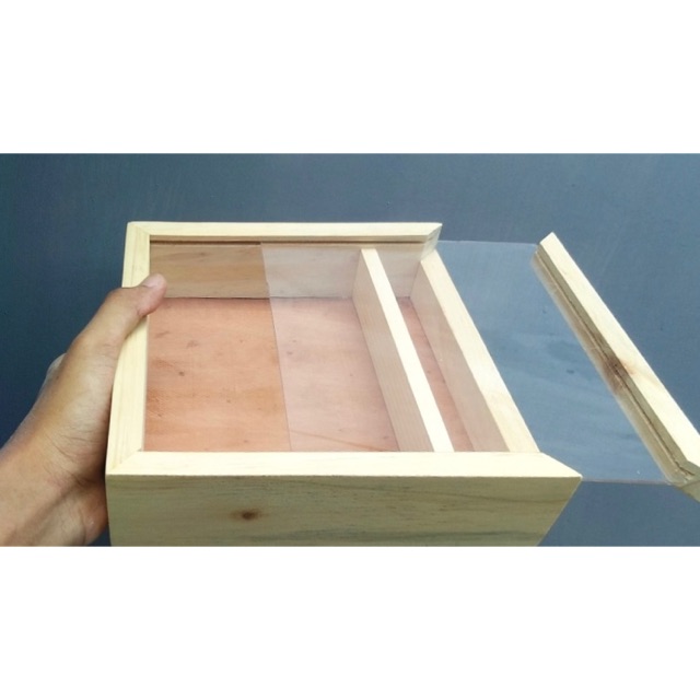  Kotak  mahar kayu  sliding  box acrylic Shopee Indonesia