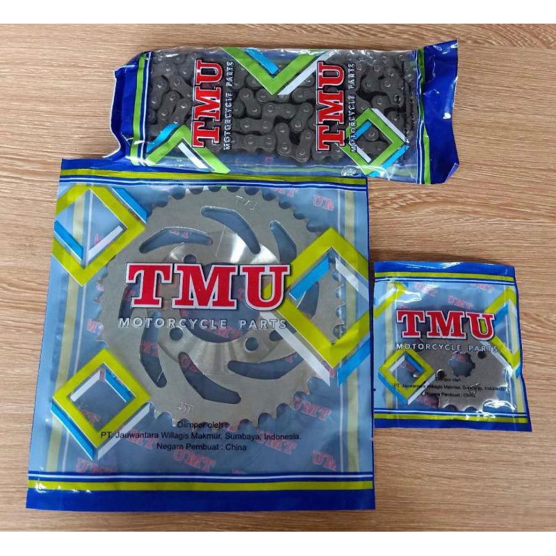 GIRSET RANTAI TMU Gir Satu Set Motor SUPRA GRAND GEAR SET SUPRA FIT NEW JUPITER Z VEGA ZR SMASH NEW 