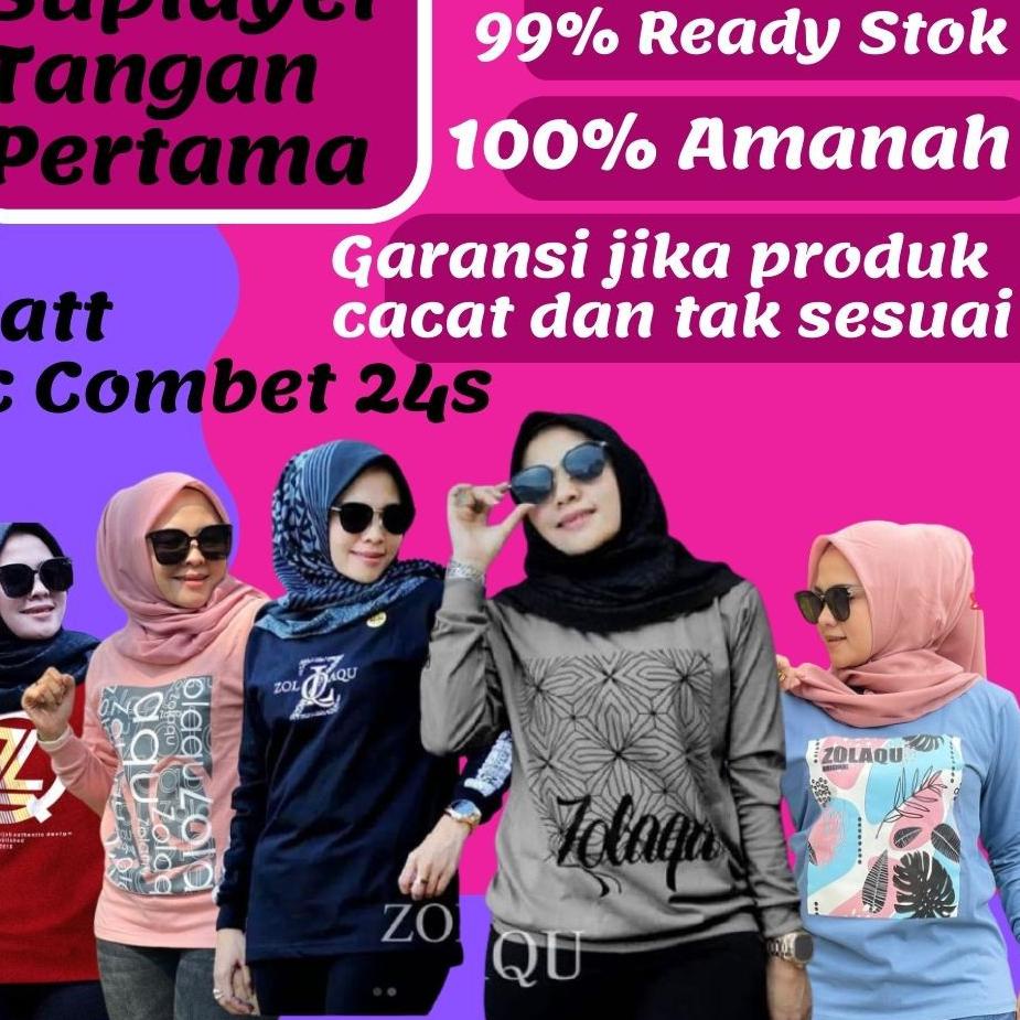 83 O ZOLAQU kaos zolaqu original 2021 kaos baju atasan zolaqu jolaqu zolaku wanita ori terbaru ♛← (M