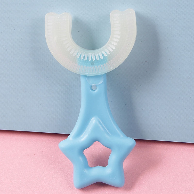 Sikat Gigi Silikon Bayi Anak Bentuk U/ Tooth Brush Baby Silicon Type U 360° Sikat Gigi totall