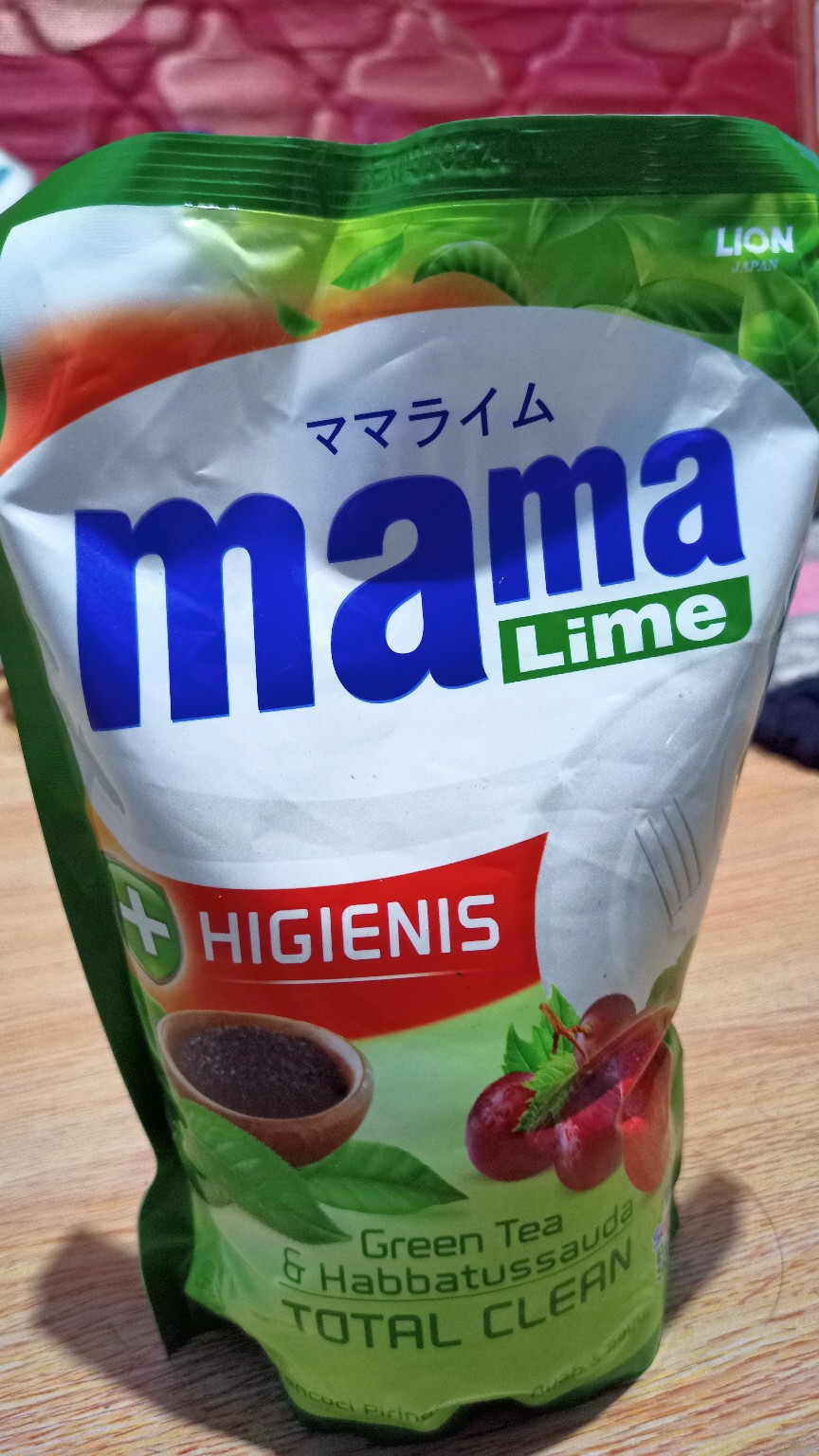 Mama Lime 780 Ml | Mamalime Total Sabun Cuci Piring Charcoal Mineral Salt Habbatussauda Green Tea