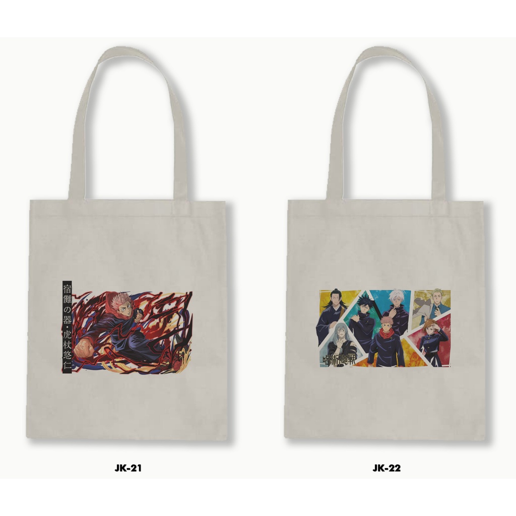 TOTE BAG BLACU - JUJUTSU KAISEN /ANIME/MANGA 02