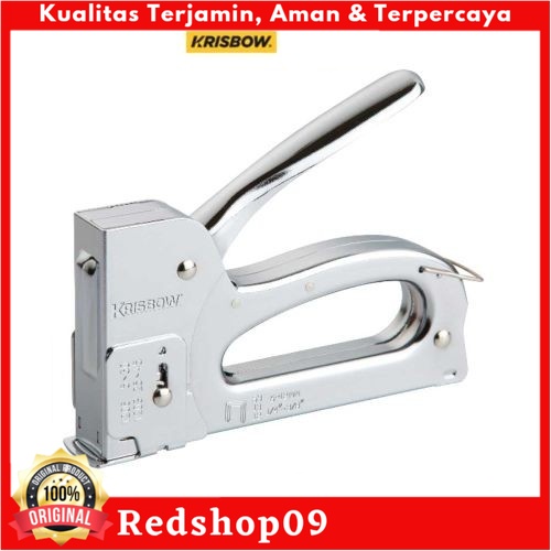 

krisbow stapler tembak 6-12 mm 2in1 - silver/Staples