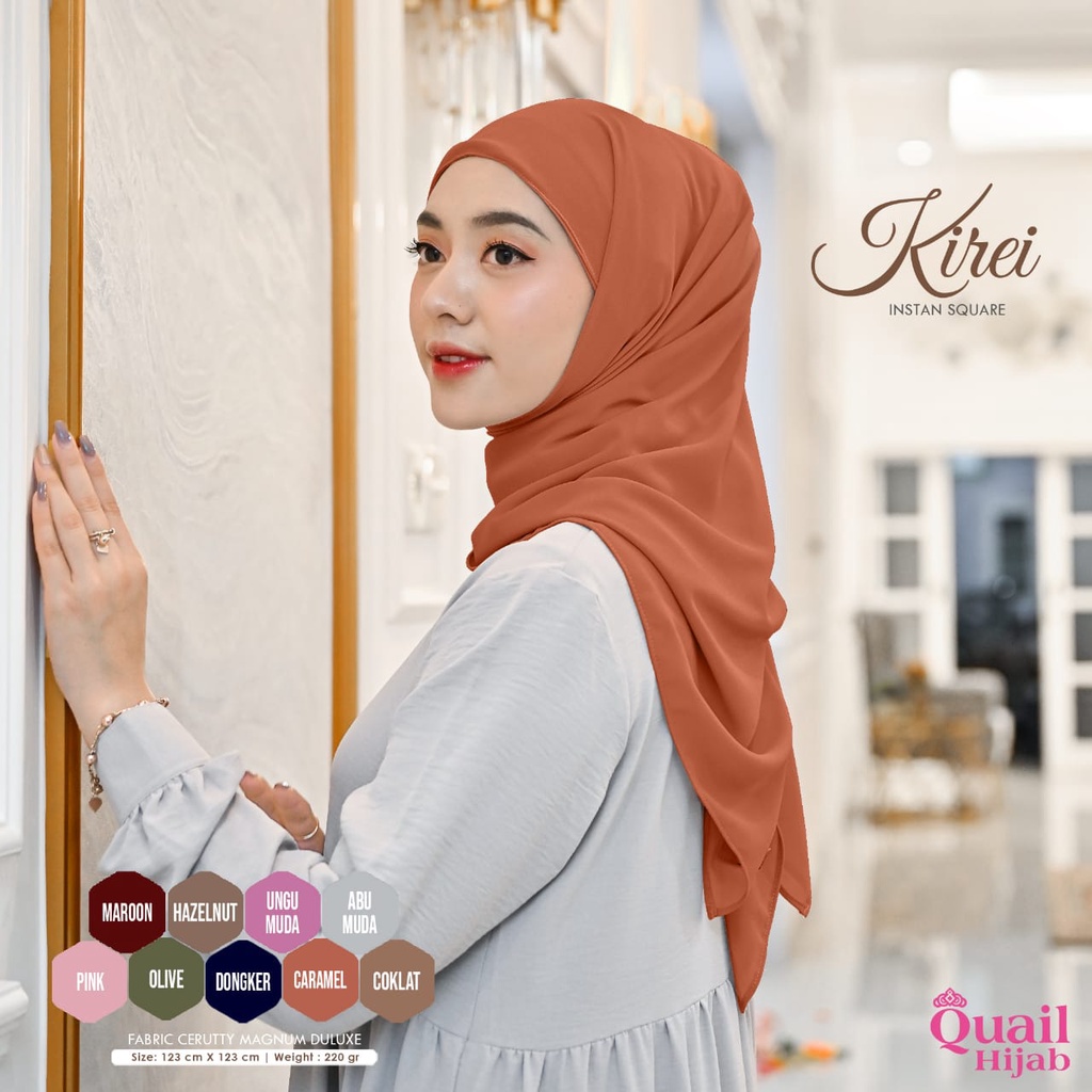 Hijab Segi Empat Kirei Original by Quail Hijab