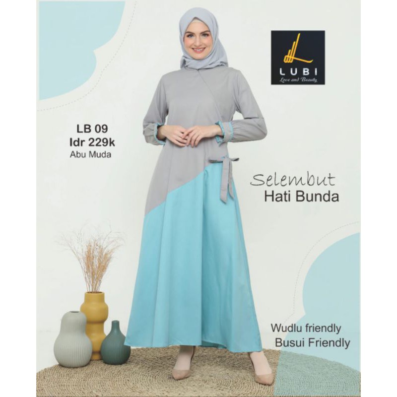 SALE 30% gamis LB 09 lubi / promo gamis lubi LB 09 disc 30%